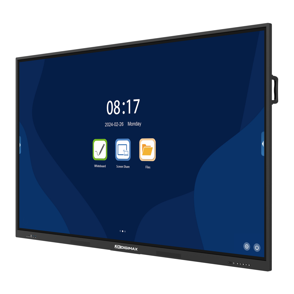 ZKDigimax display with whiteboard and file access