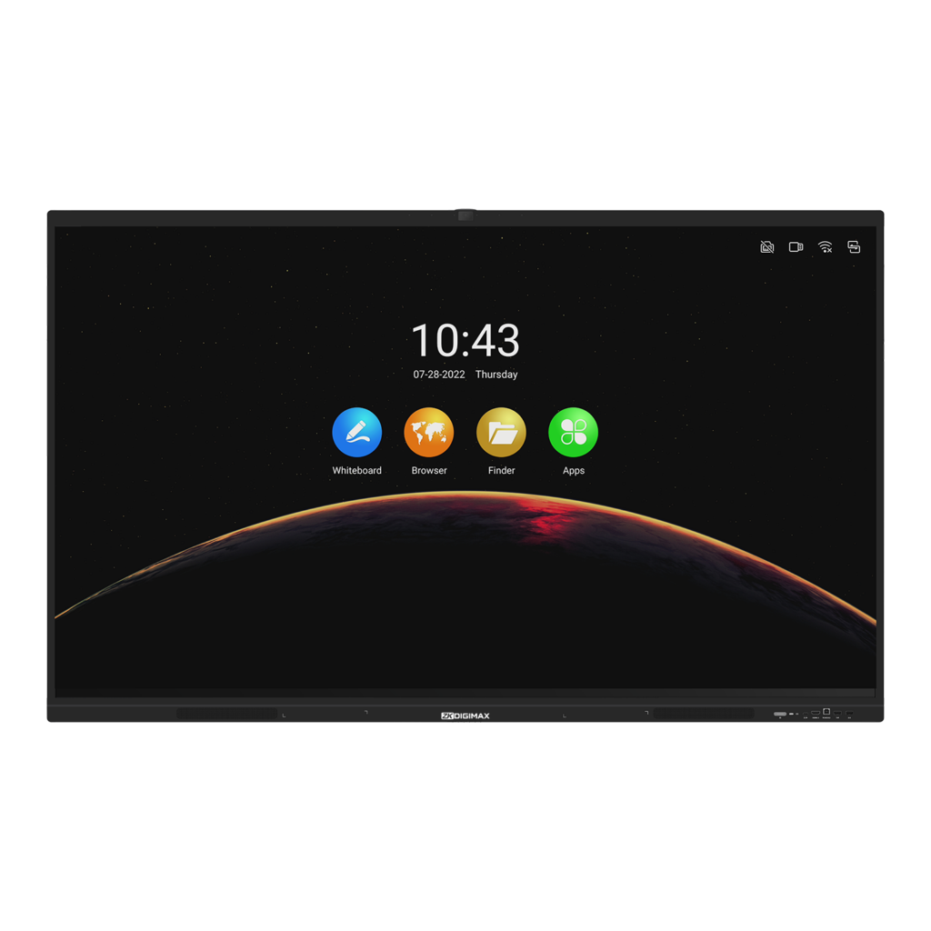 ZKDigimax smart display with app launcher screen