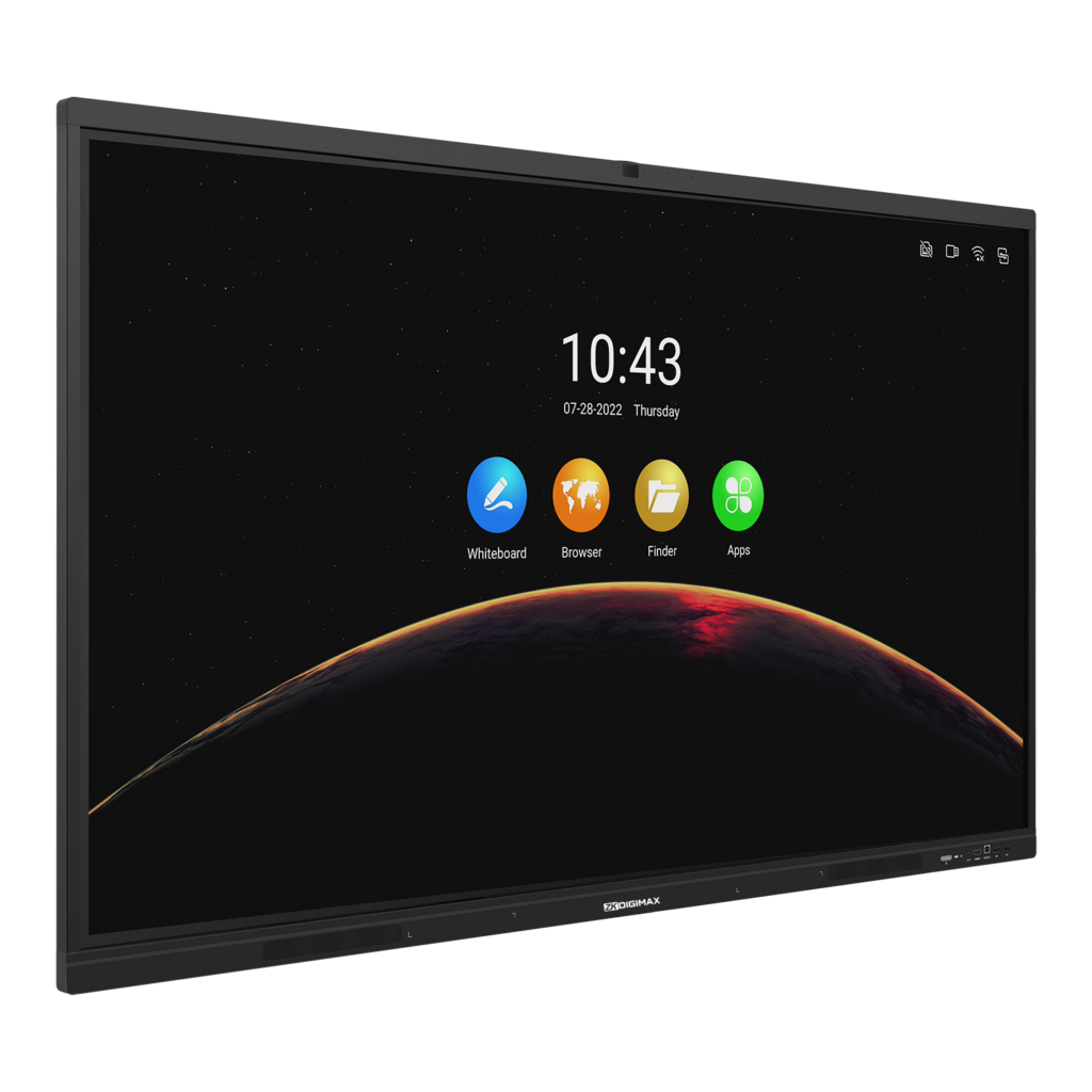 ZKDigimax smart display with app launcher screen