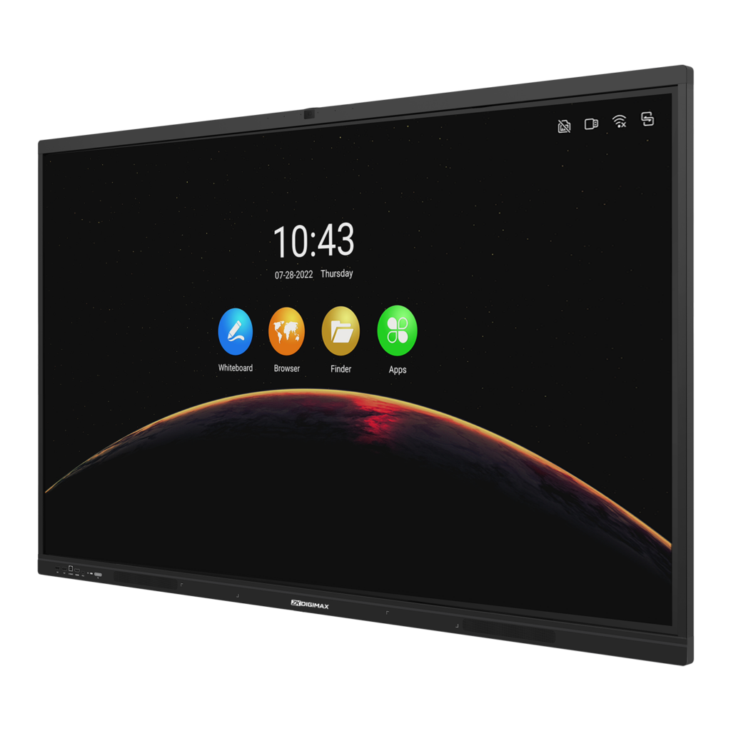ZKDigimax smart display with app launcher screen