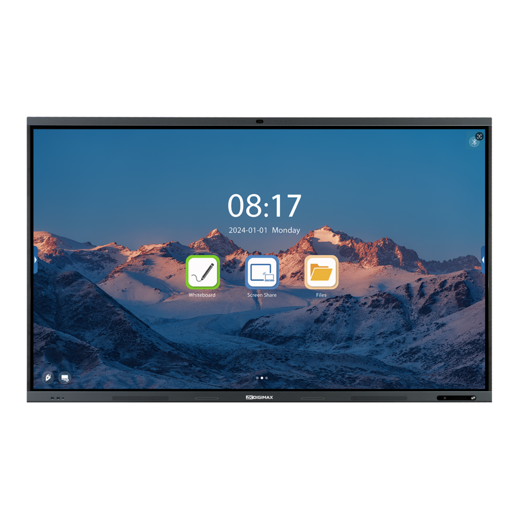 ZKDigimax smart panel with screen share display