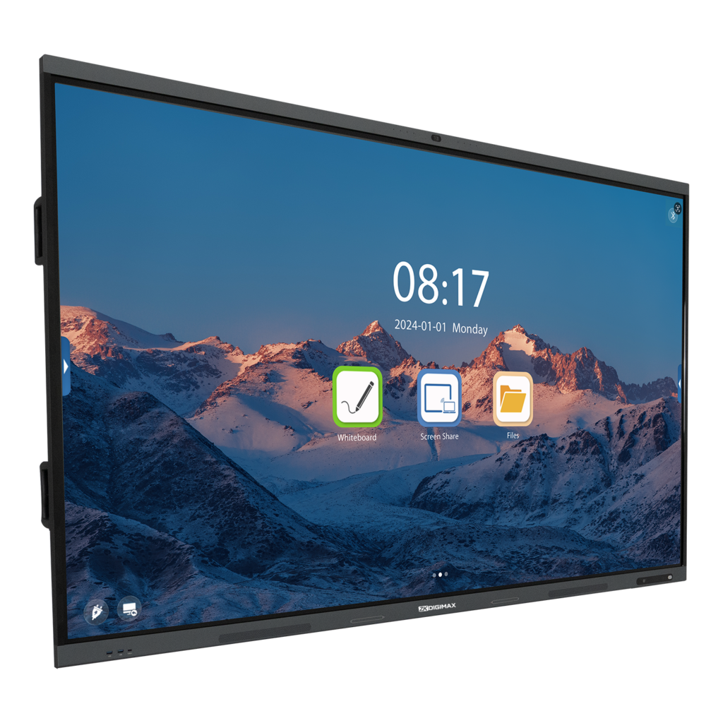 ZKDigimax smart panel with screen share display